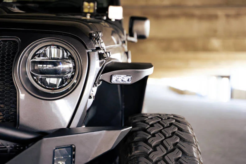 DV8 Offroad 18-23 Jeep Wrangler JL Slim Fender Flares - Additional View 7