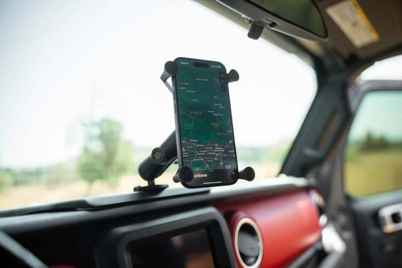 DV8 Offroad 18-23 Jeep Wrangler JL/20-23 Gladiator JT Device Dash Mount V2 - Additional View 11