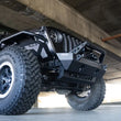 Load image into Gallery viewer, DV8 Offroad 18-23 Jeep Wrangler JL/JT Front Bumper Sway-Bar Disconnect Motor Skid Plate - Additional View 5