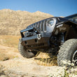 Load image into Gallery viewer, DV8 Offroad 18-23 Jeep Wrangler JL/JT Front Bumper Sway-Bar Disconnect Motor Skid Plate - Additional View 6