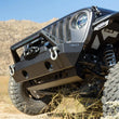 Load image into Gallery viewer, DV8 Offroad 18-23 Jeep Wrangler JL/JT Front Bumper Sway-Bar Disconnect Motor Skid Plate - Additional View 12