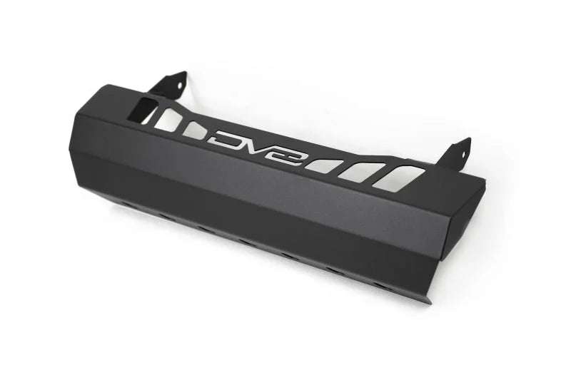 DV8 Offroad 18-23 Jeep Wrangler JL/JT Front Bumper Sway-Bar Disconnect Motor Skid Plate - Additional View 14