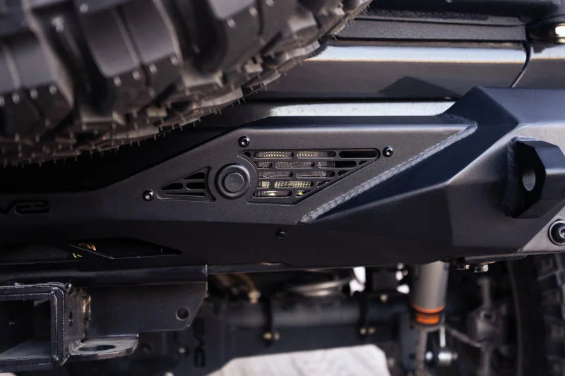 DV8 Offroad 18-23 Wrangler JL Spec Series Rear Bumper - Installation View