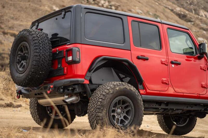 DV8 Offroad 18-24 Jeep Wrangler JL Rear Inner Fenders - Back View