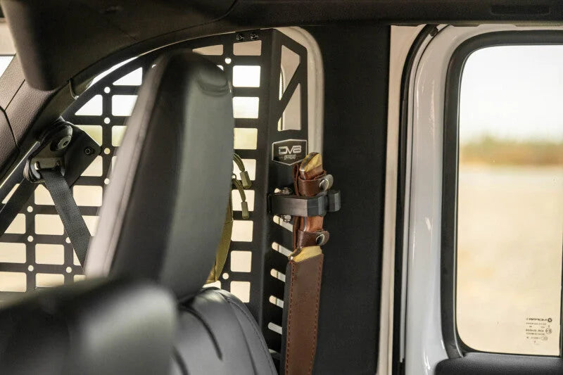 DV8 Offroad 18-25 Jeep Wrangler (JL) 4-Door Rear Window Pocketed Molle Panels - Additional View 5