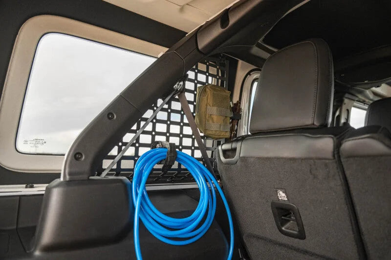 DV8 Offroad 18-25 Jeep Wrangler (JL) 4-Door Rear Window Pocketed Molle Panels - Additional View 7