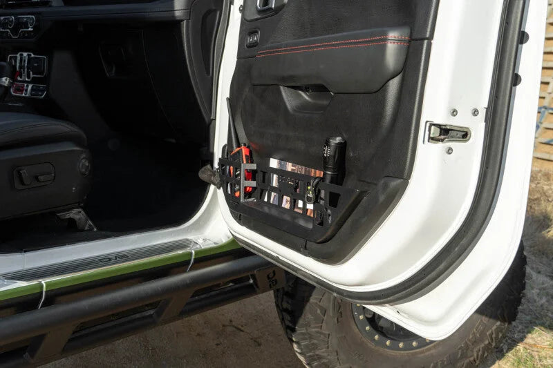 DV8 Offroad 18-25 Jeep Wrangler JL Electric Seat Front Door Molle Pockets - Additional View 12