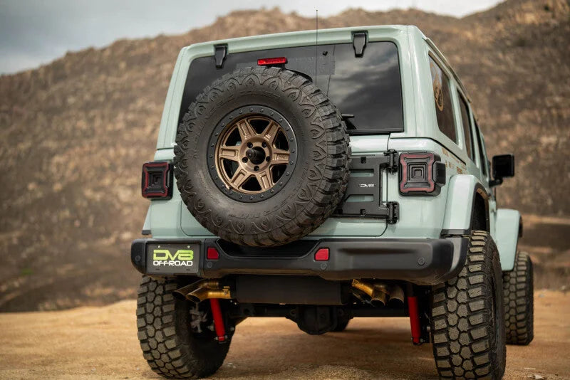 DV8 Offroad 18-25 Jeep Wrangler JL Spare Tire Carrier - Additional View 9