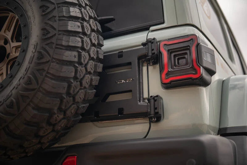 DV8 Offroad 18-25 Jeep Wrangler JL Spare Tire Carrier - Additional View 10