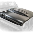 Load image into Gallery viewer, DV8 Offroad 18+ Jeep JL Heat Dispersion Hood - Primer Black - Side View