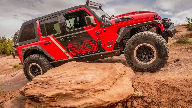 DV8 Offroad 18+ Jeep JL Heat Dispersion Hood - Primer Black - Additional View 7