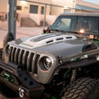 Load image into Gallery viewer, DV8 Offroad 18+ Jeep JL Heat Dispersion Hood - Primer Black - Additional View 11