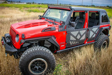 Load image into Gallery viewer, DV8 Offroad 18+ Jeep JL Heat Dispersion Hood - Primer Black - Additional View 12