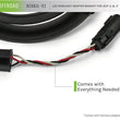 Load image into Gallery viewer, DV8 Offroad 18+ Jeep JL/Gladiator TJ / 7in Headlights Adapter Kit - Side View