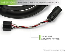 Load image into Gallery viewer, DV8 Offroad 18+ Jeep JL/Gladiator TJ / 7in Headlights Adapter Kit - Side View