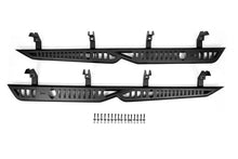 Load image into Gallery viewer, DV8 Offroad 19-24 GMC Sierra 1500 Crew Cab OE Plus Side Steps - Black Steel - Additional View 5