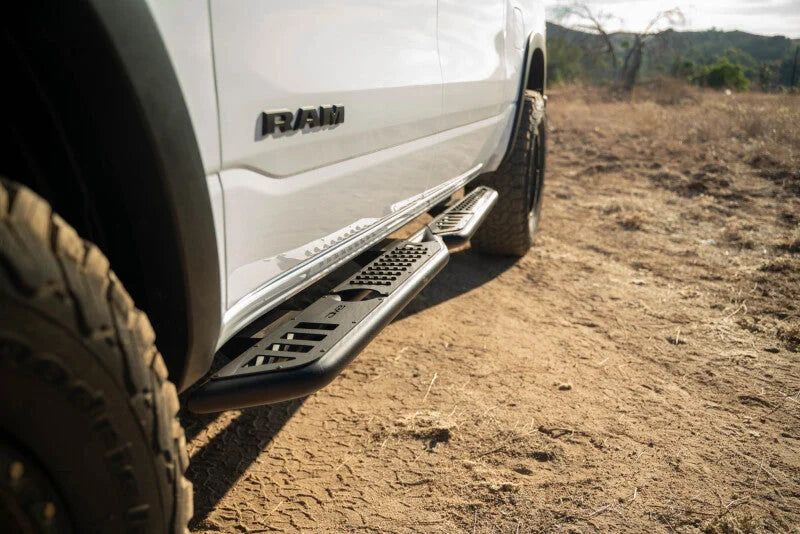 DV8 Offroad 19-25 RAM 1500 Crew Cab OE Plus Side Steps - Black Steel - Additional View 6