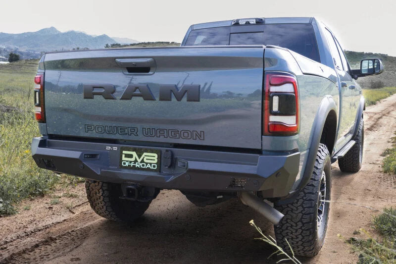 DV8 Offroad 19-26 Ram 2500/3500 Spec Series Rear Bumper - Installation View
