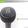 Load image into Gallery viewer, DV8 Offroad 1997-06 Jeep TJ 5-Speed Shift Knob And Lever Black - Installation View