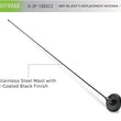 Load image into Gallery viewer, DV8 Offroad 1997-06 Jeep TJ Replacement Antenna Black - Back View