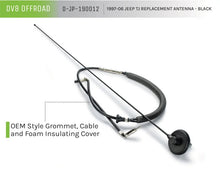 Load image into Gallery viewer, DV8 Offroad 1997-06 Jeep TJ Replacement Antenna Black - Additional View 6