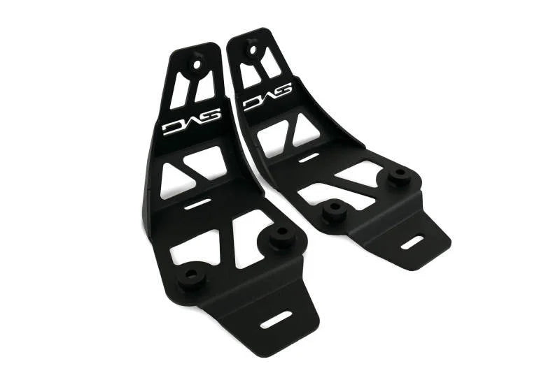 DV8 Offroad 20-22 Jeep JL 392/ Jeep JT Mojave Edition Dual Pod Light Mounts - Installation View