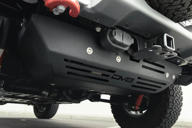 DV8 Offroad 20-22 Jeep Wrangler JL (3.0L Diesel) Rear Diff Skid Plate for Dana 44 - Additional View 5