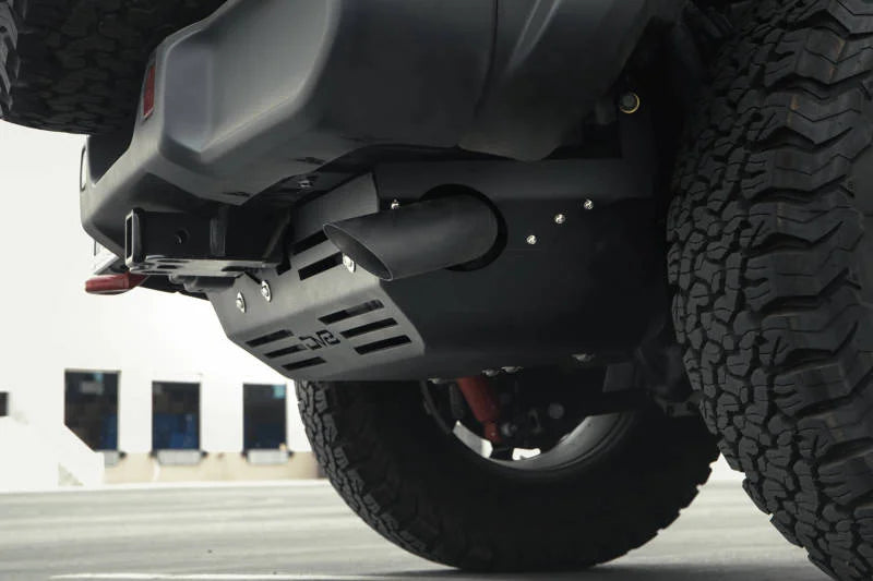 DV8 Offroad 20-22 Jeep Wrangler JL (3.0L Diesel) Rear Diff Skid Plate for Dana 44 - Additional View 6