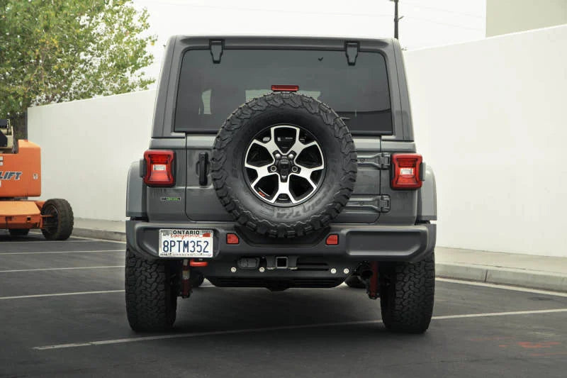 DV8 Offroad 20-22 Jeep Wrangler JL (3.0L Diesel) Rear Diff Skid Plate for Dana 44 - Additional View 10