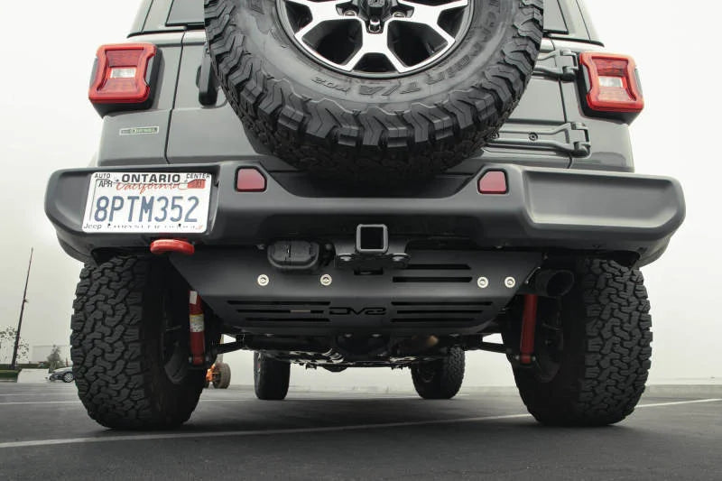 DV8 Offroad 20-22 Jeep Wrangler JL (3.0L Diesel) Rear Diff Skid Plate for Dana 44 - Additional View 11