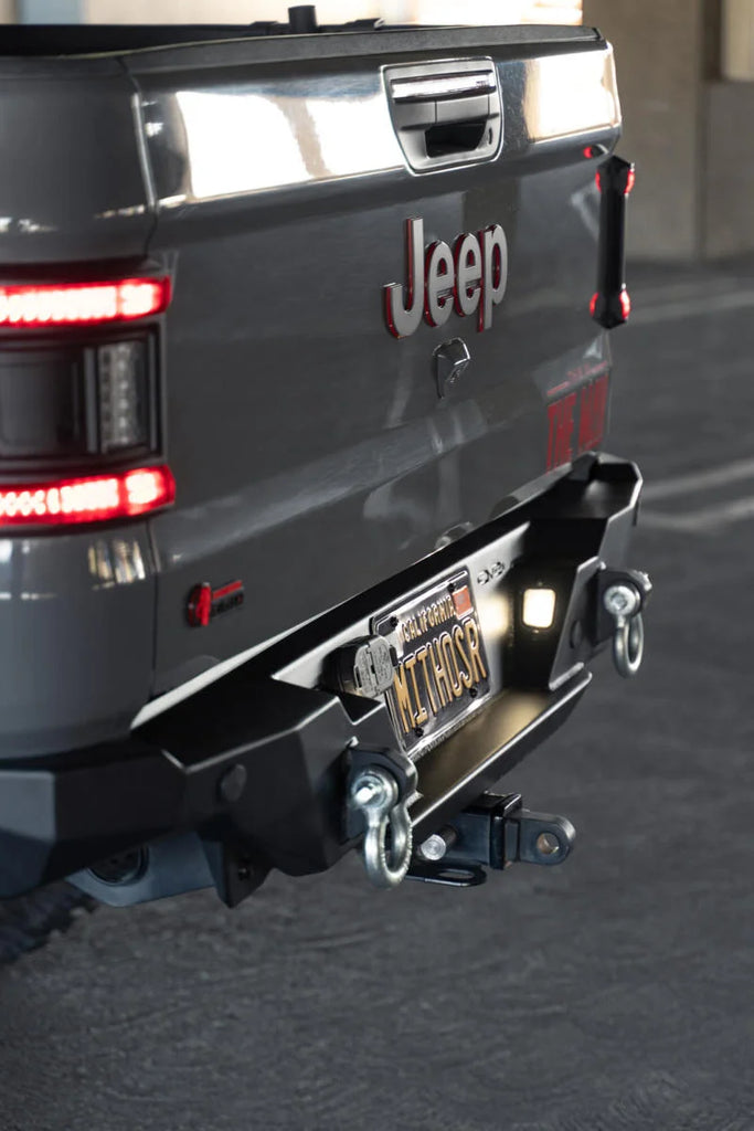 DV8 Offroad 20-23 Jeep Gladiator JT FS-15 Series Rear Bumper - Back View