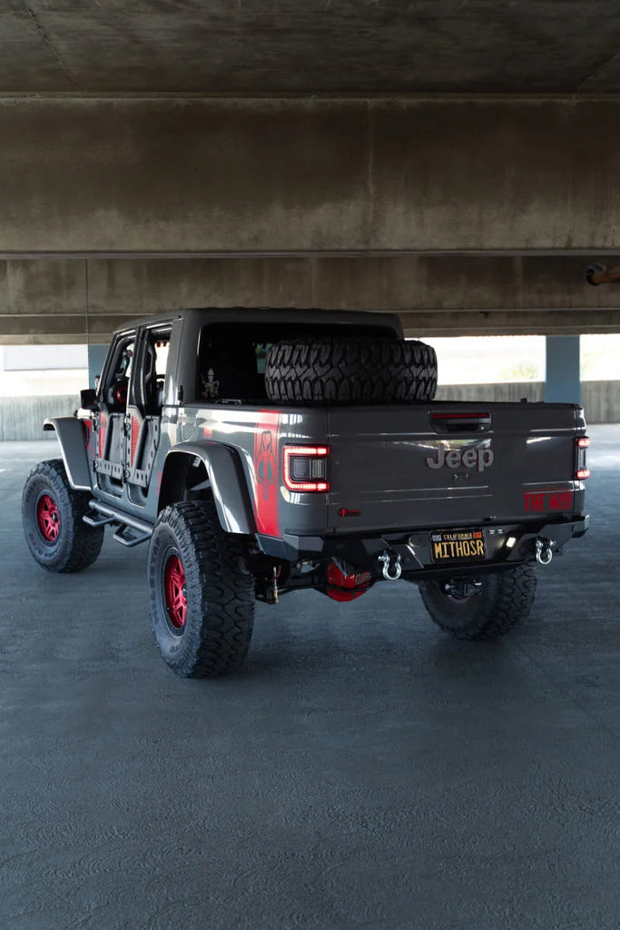 DV8 Offroad 20-23 Jeep Gladiator JT FS-15 Series Rear Bumper - Additional View 8
