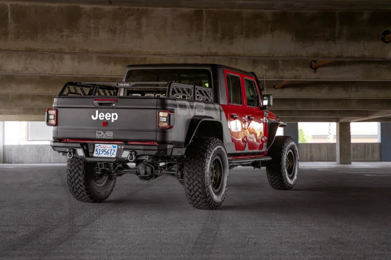 DV8 Offroad 20-23 Jeep Gladiator JT MTO Series Rear Bumper - Main Product View