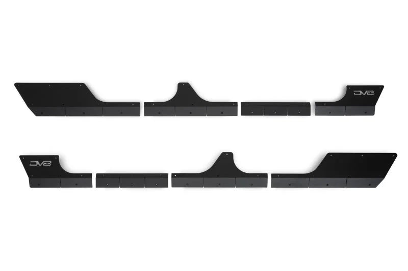 DV8 Offroad 20-23 Jeep Gladiator JT Rock Skins - Back View