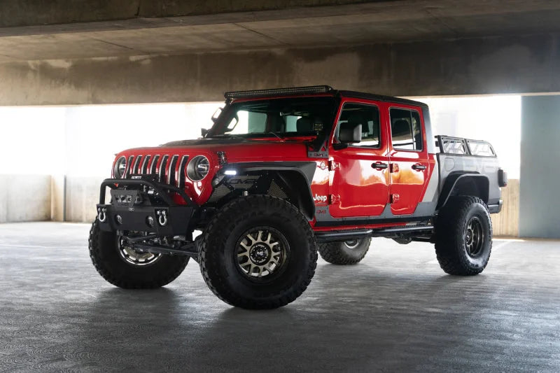 DV8 Offroad 20-23 Jeep Gladiator JT Slim Fender Flares - Main Product View