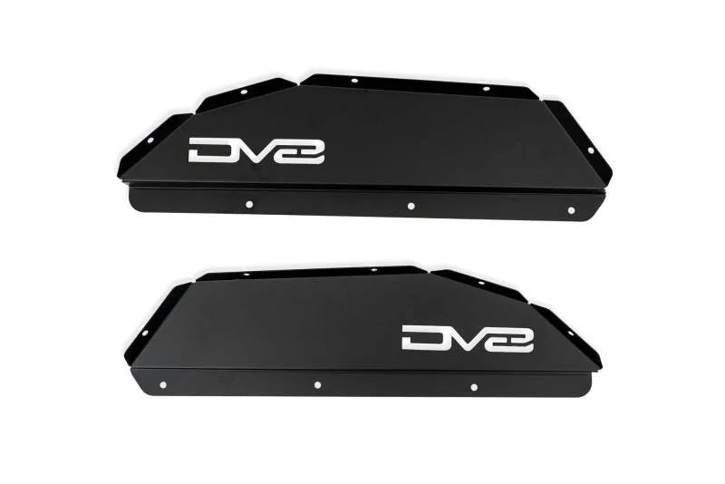 DV8 Offroad 20-24 Jeep Gladiator JT Rear Inner Fender Liners - Satin Black - Additional View 12