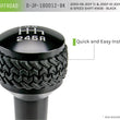 Load image into Gallery viewer, DV8 Offroad 2005-2010 Jeep TJ/JK 6-Speed Shift Knob Black Finish - Additional View 8