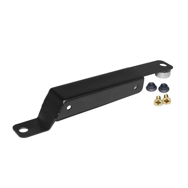 DV8 Offroad 2007-2018 Fire Extinguisher / Flashlight Floor Mount Bracket Kit - Installation View