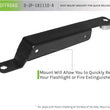 Load image into Gallery viewer, DV8 Offroad 2007-2018 Fire Extinguisher / Flashlight Floor Mount Bracket Kit - Additional View 5