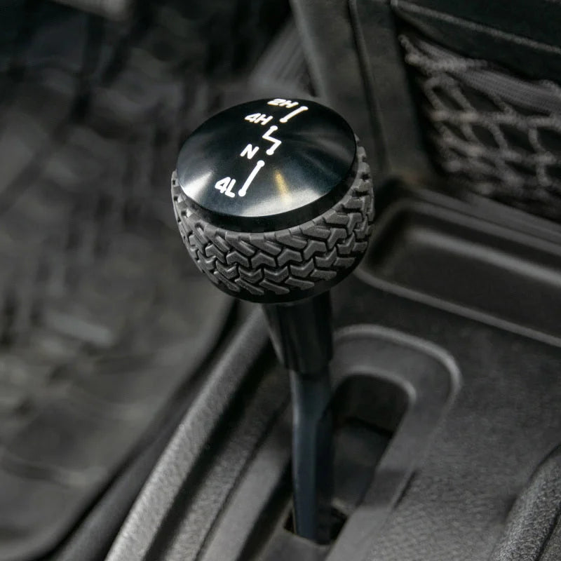 DV8 Offroad 2007-2018 Jeep JK 4WD Shift Knob Black Finish - Additional View 6