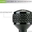 Load image into Gallery viewer, DV8 Offroad 2007-2018 Jeep JK 4WD Shift Knob Black Finish - Additional View 11