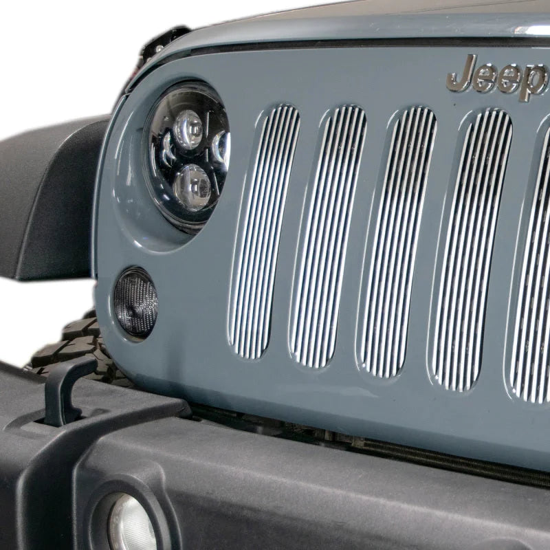 DV8 Offroad 2007-2018 Jeep JK Polished Grille Inserts - Additional View 5