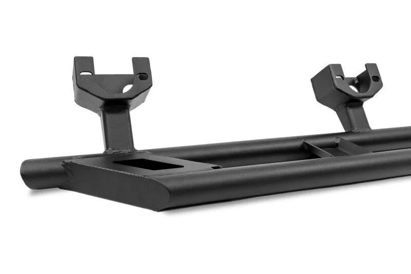 DV8 Offroad 2007-2018 Jeep Wrangler JK 4-Door Rock Sliders - Back View