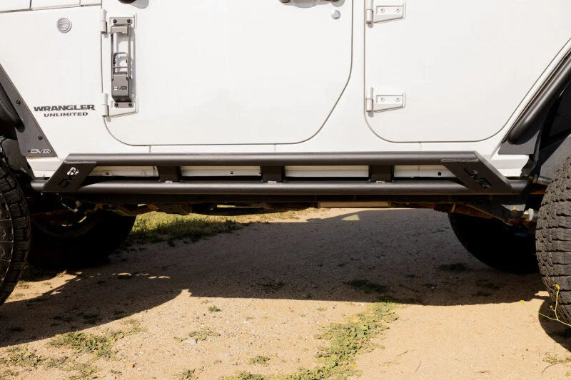 DV8 Offroad 2007-2018 Jeep Wrangler JK 4-Door Rock Sliders - Additional View 8