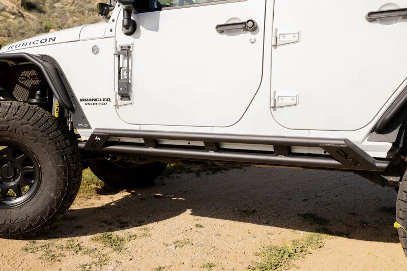 DV8 Offroad 2007-2018 Jeep Wrangler JK 4-Door Rock Sliders - Additional View 10