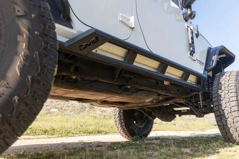 DV8 Offroad 2007-2018 Jeep Wrangler JK 4-Door Rock Sliders - Additional View 18