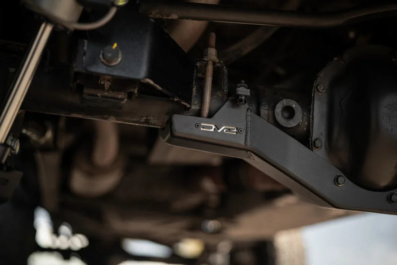 DV8 Offroad 2007-2018 Jeep Wrangler JK Dana 44 Rear Differential Skid Plate - Side View