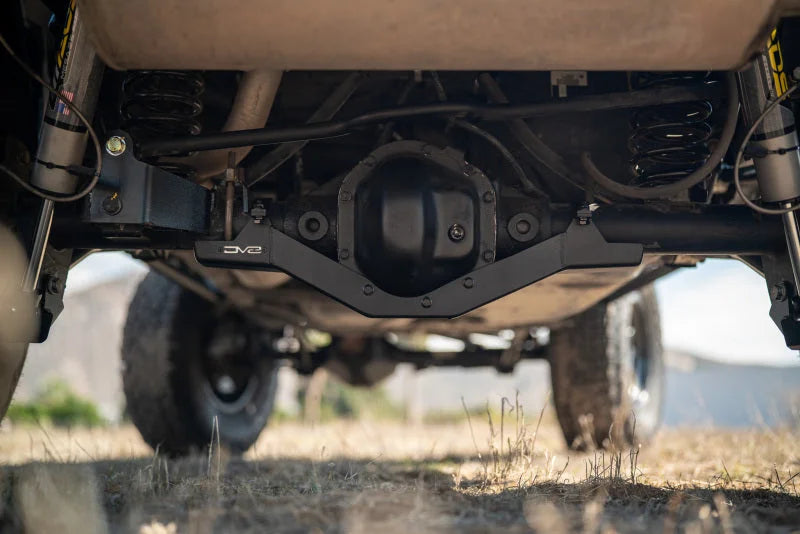 DV8 Offroad 2007-2018 Jeep Wrangler JK Dana 44 Rear Differential Skid Plate - Back View