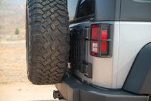Load image into Gallery viewer, DV8 Offroad 2007-2018 Jeep Wrangler JK Tailgate Reinforcement Molle Panel - Installation View