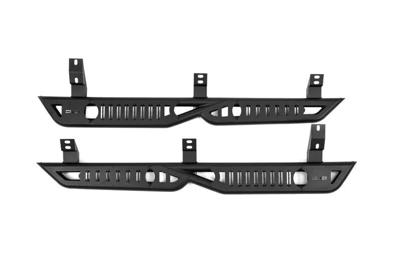 DV8 Offroad 2010-2024 Toyota 4Runner OE Plus Side Steps - Installation View